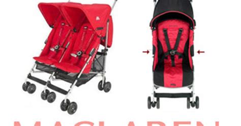 maclaren double stroller recall.